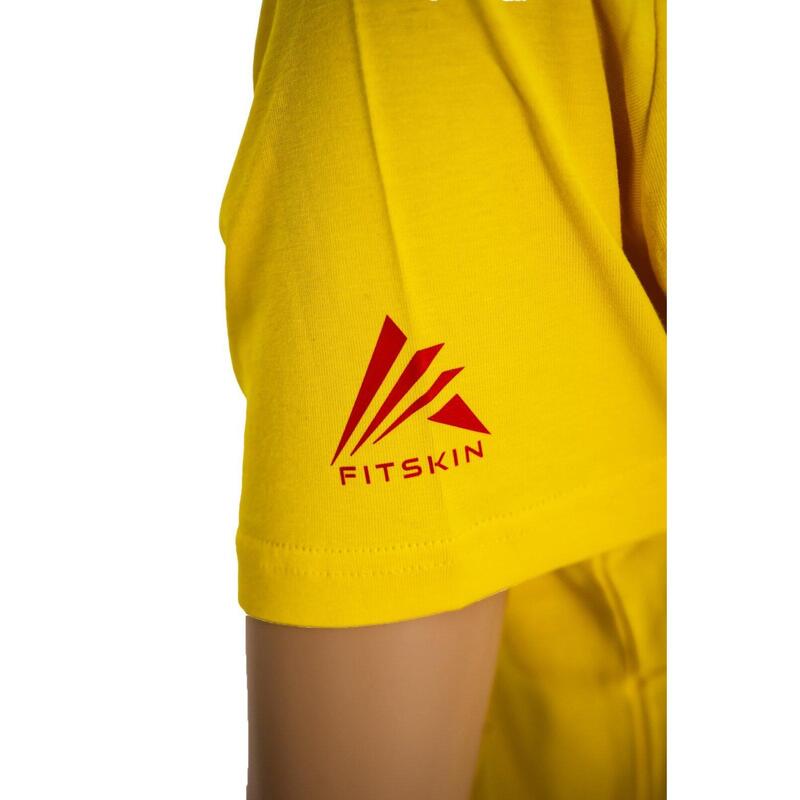 Tricou Bumbac Feminin Oficial FRCF Galben