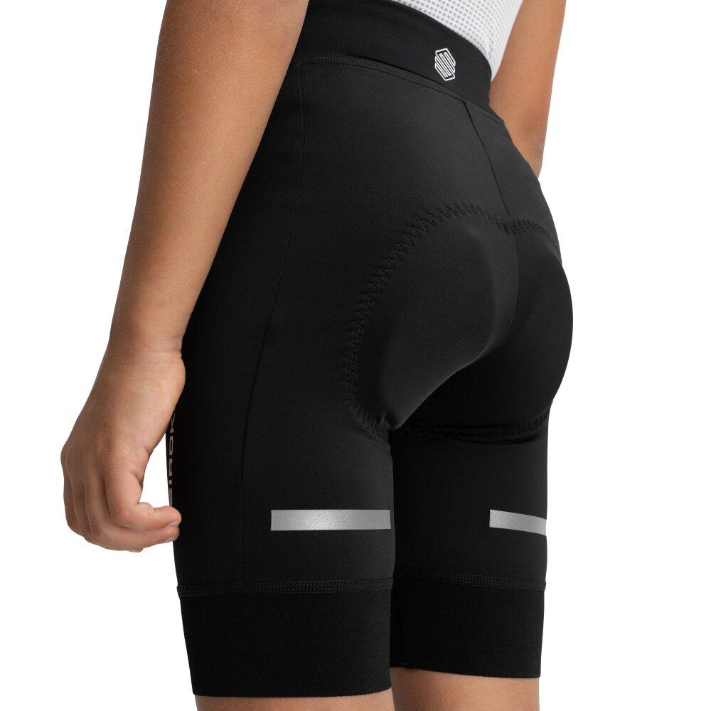 Kids Cycling boys’ padded shorts K-Core Playground Black Black 4/8