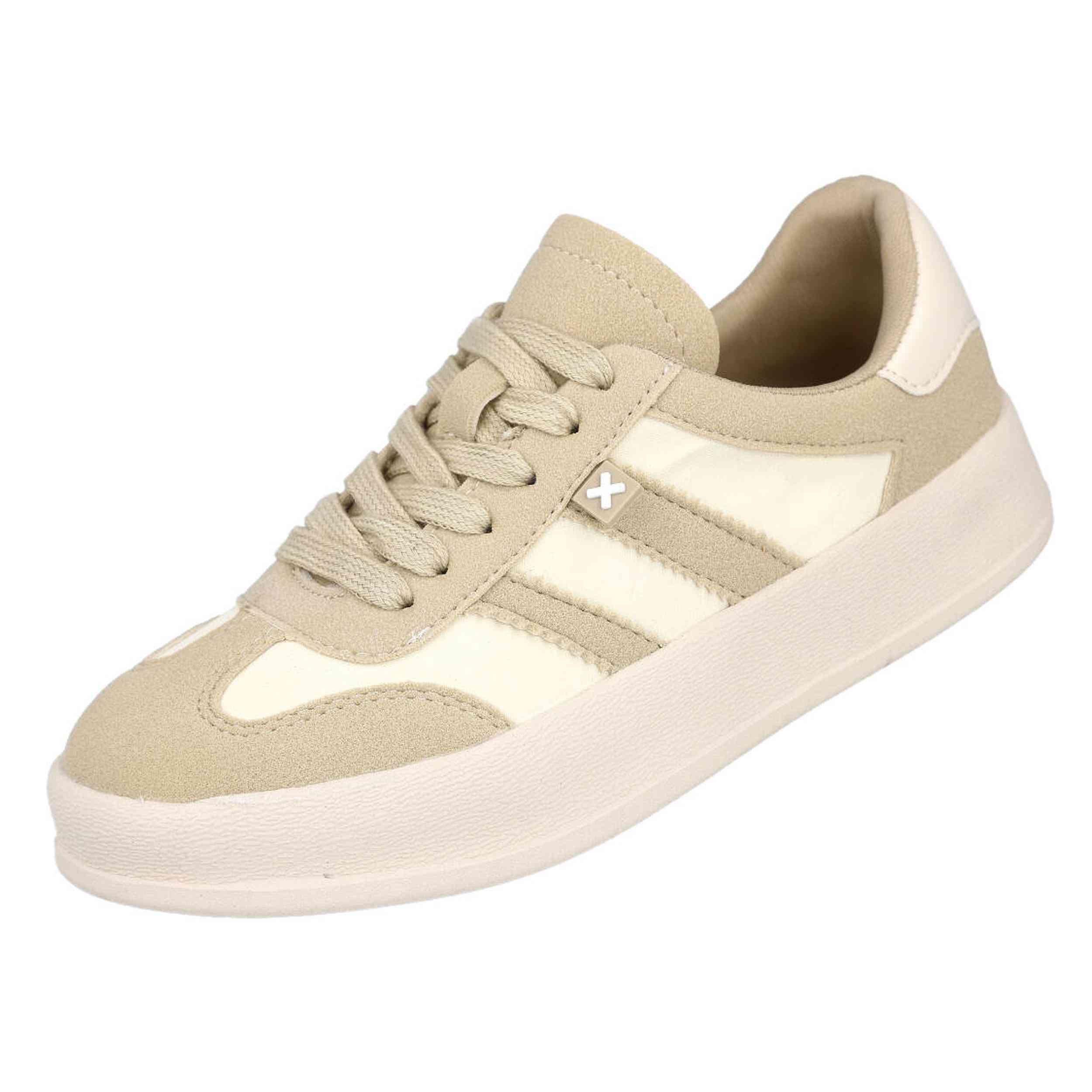 Xti - Baskets Xti Modèle 10070-792068 Pour Filles - Chaussures De Sport - Beige - Decathlon