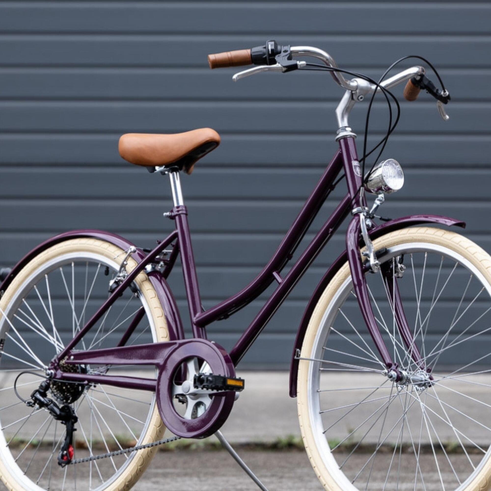 Bicicleta de Passeio Vintage Capri Valentina 26" 6 Velocidades - Ultra Violet 7/7