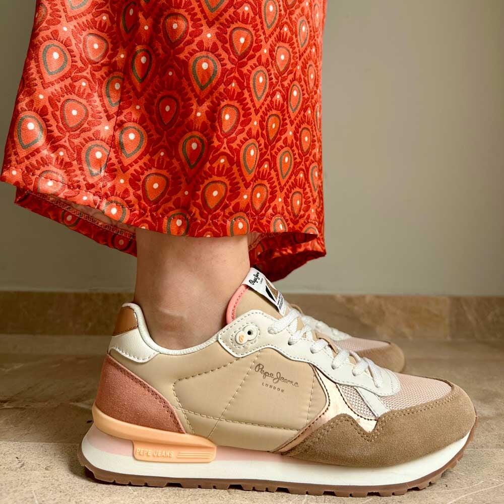 Zapatillas Pepe Jeans Brit Mix 847 Beige 2/5