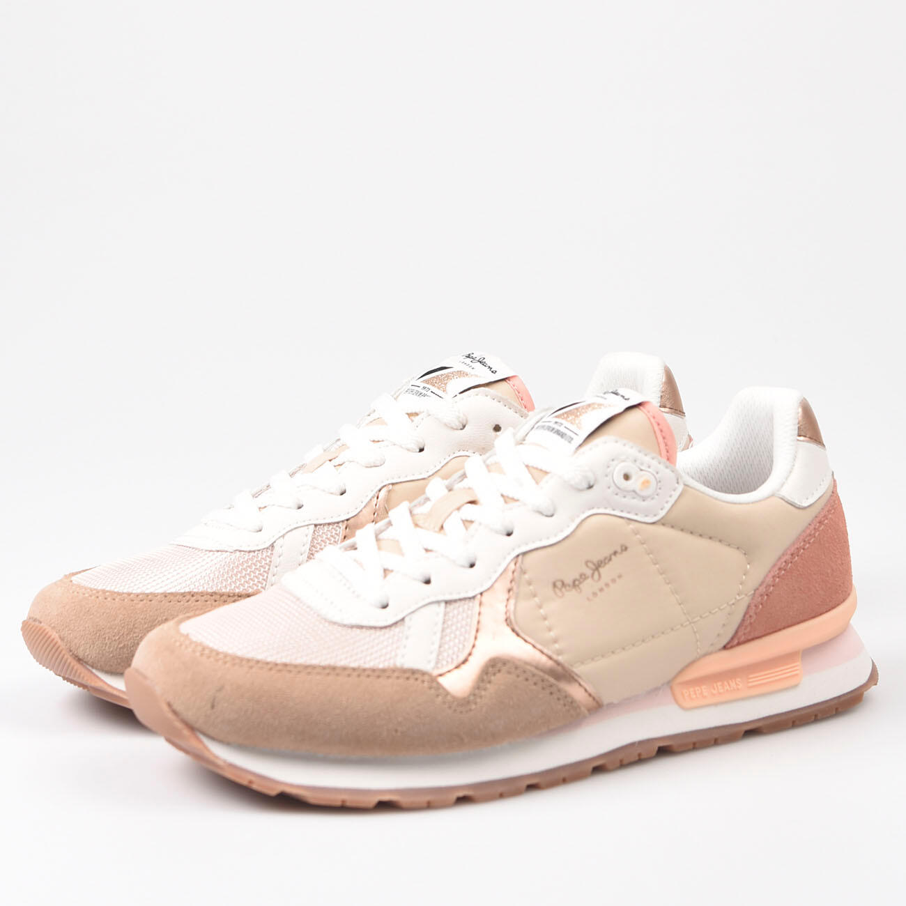 Zapatillas Pepe Jeans Brit Mix 847 Beige 5/5