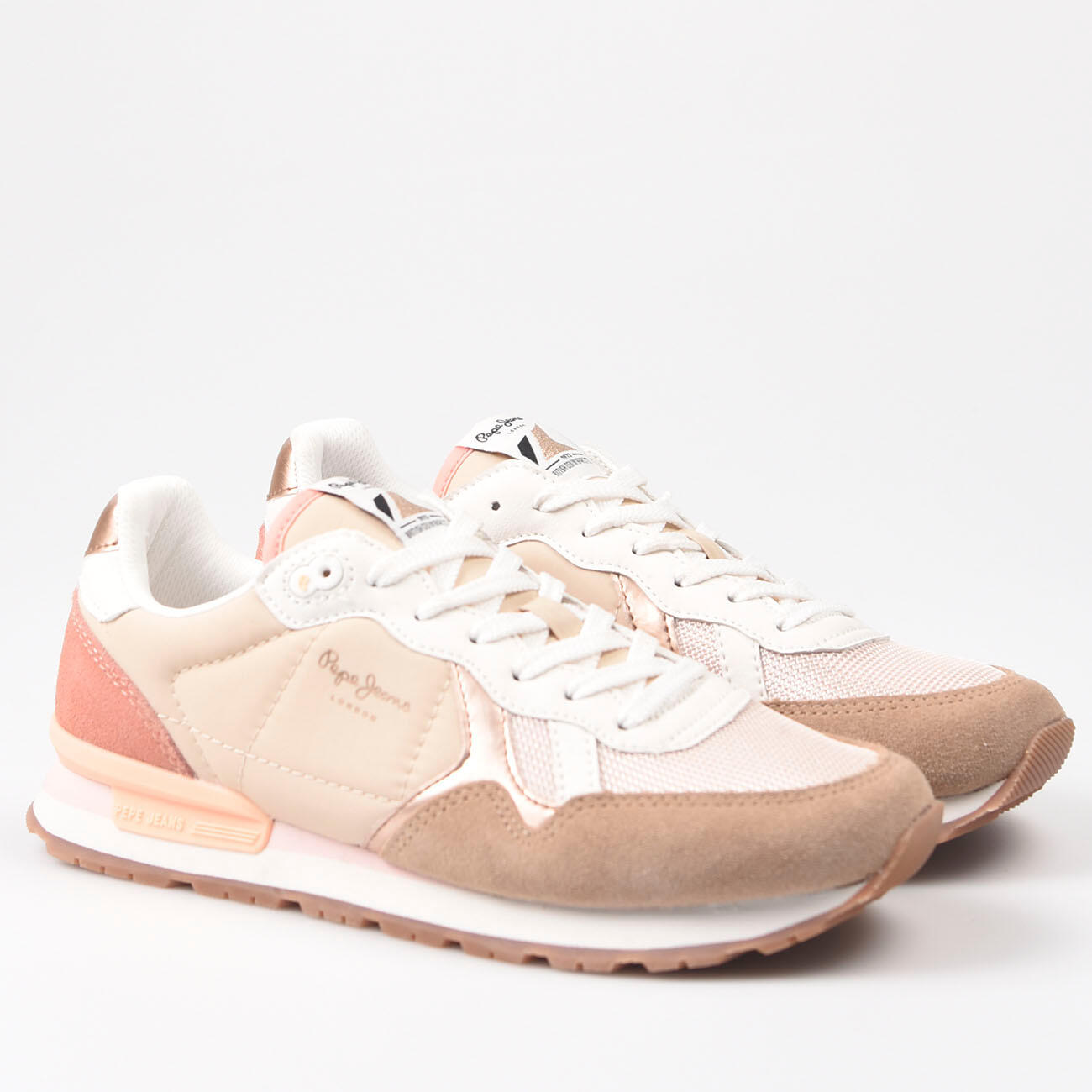 Zapatillas Pepe Jeans Brit Mix 847 Beige 4/5