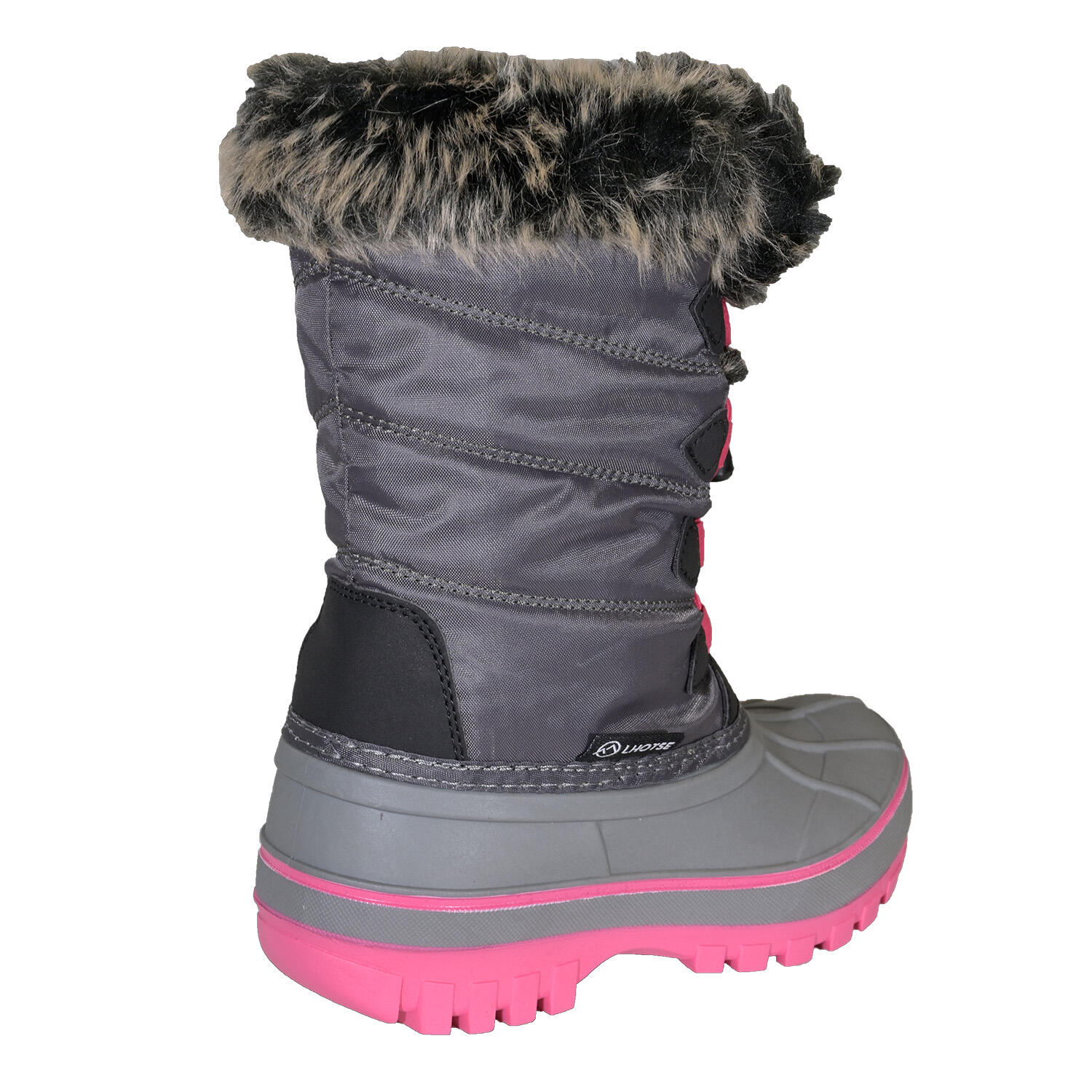 Chaussures après-ski YAGA anthracite rose - Enfant - 38/39 3/5