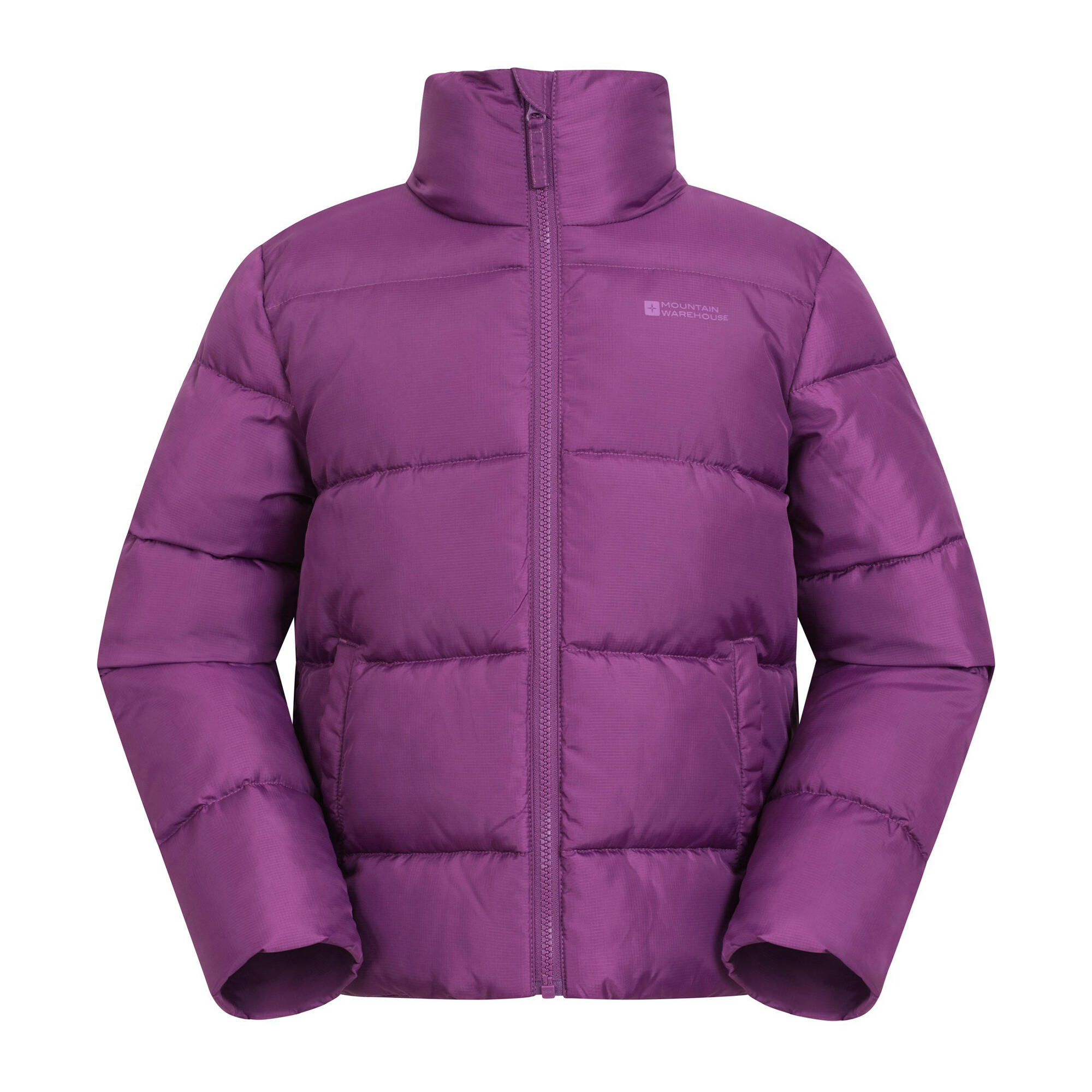 MOUNTAIN WAREHOUSE Childrens/Kids Lottie Water Resistant Padded Jacket (Purple)