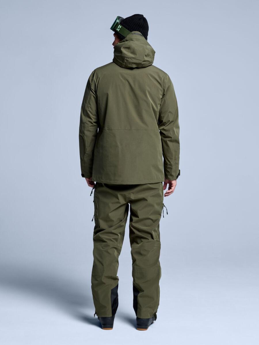 Pantalon de ski - Homme - Hardshell - Freeride 3L - Vert olive 5/6