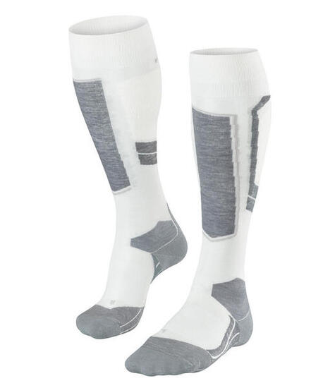 Falke SK4 Wool mi-bas ski femme blanc cassé
