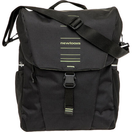 Torba rowerowa na bagażnik Vigo Single, czarno-zielona