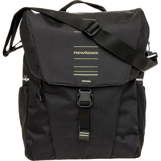 Torba rowerowa na bagażnik Vigo Single, czarno-zielona