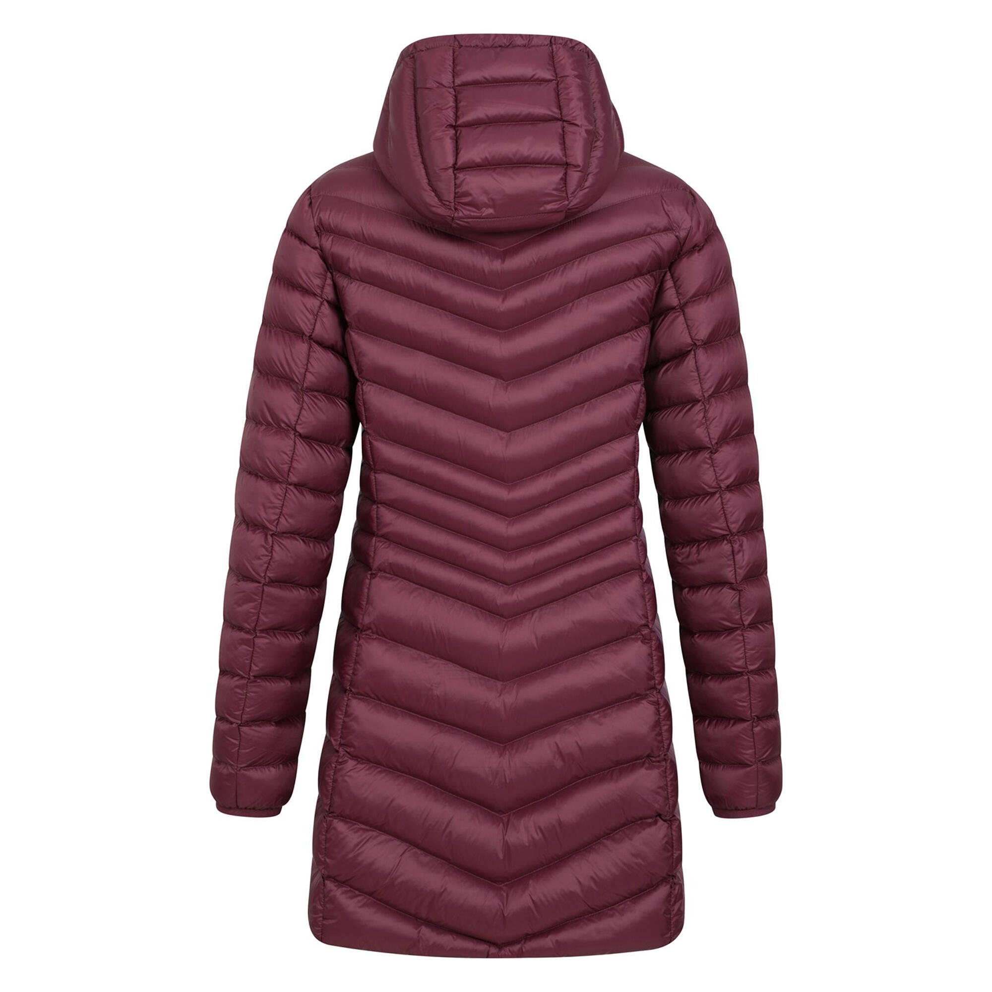 "Florence" Steppjacke für Damen Burgunderrot 2/4