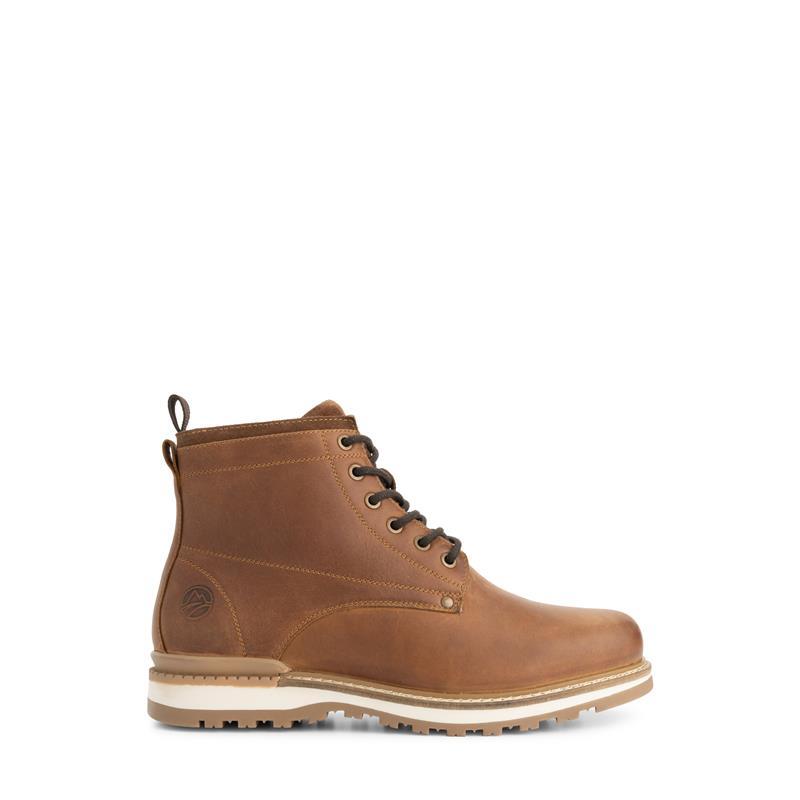 Mosbjerg Homme - Bottines à lacets - Doublure en laine - Cognac 3/5