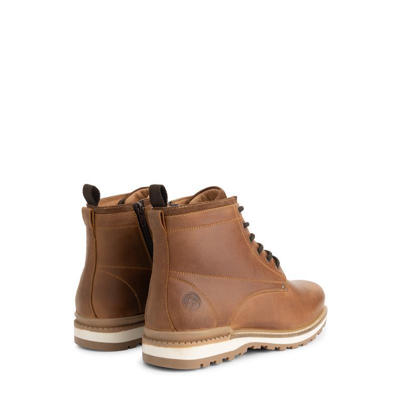 Mosbjerg Homme - Bottines à lacets - Doublure en laine - Cognac 2/5