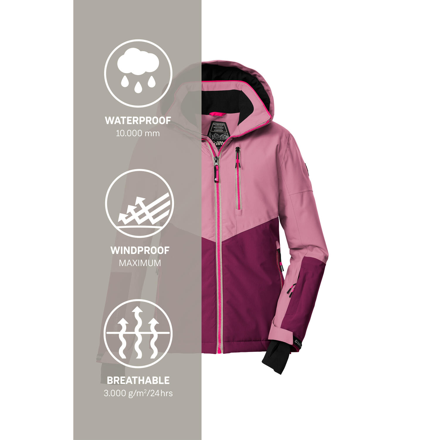 Kinder Skijacke KSW 207 GRLS SKI JCKT 6/6