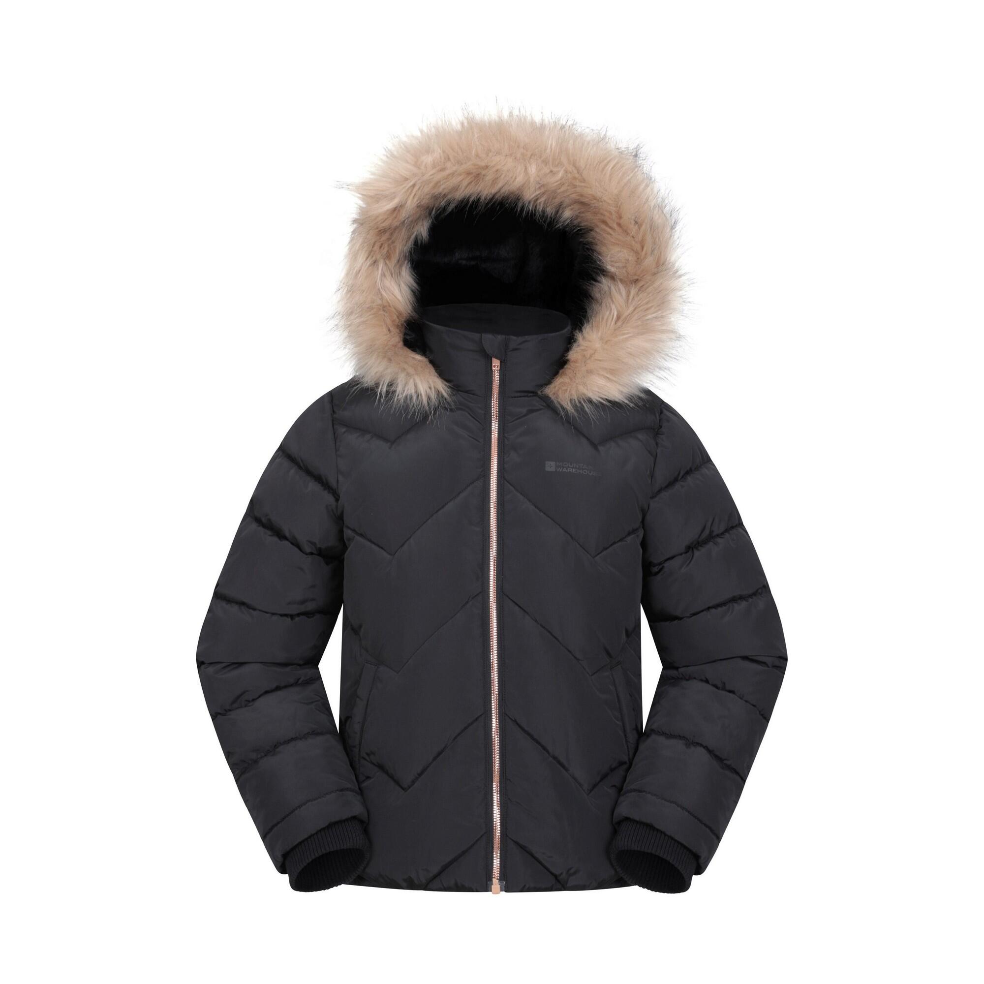 MOUNTAIN WAREHOUSE Childrens/Kids Galaxy Short Padded Jacket (Black)