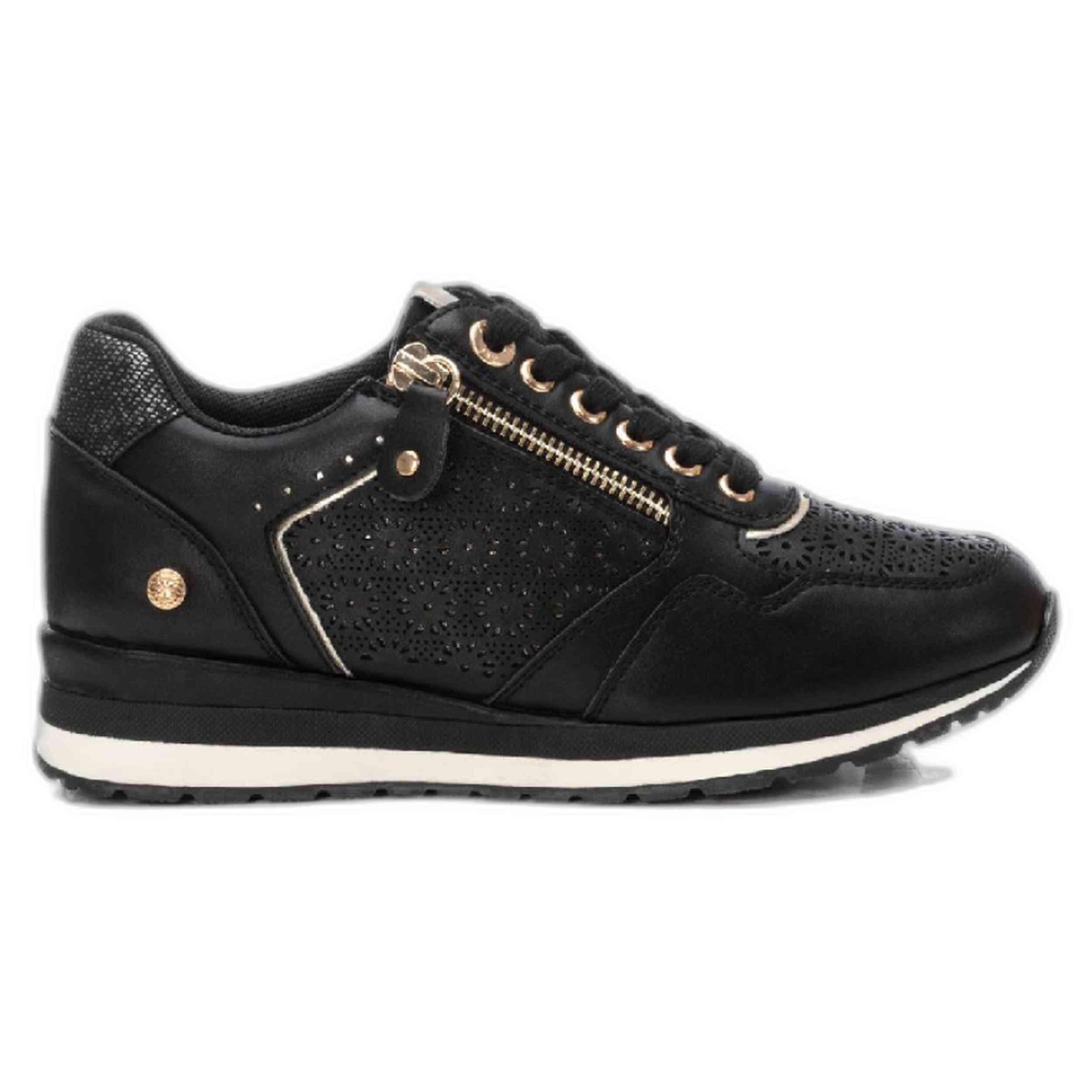 Xti - Baskets Xti Modèle 10147-271583 Pour Femmes - Chaussures De Sport - Noir - Decathlon