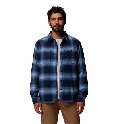 Chemise Chaude de Randonnée Columbia "WINDWARD II SHIRT JACKET" 2XL Bleu