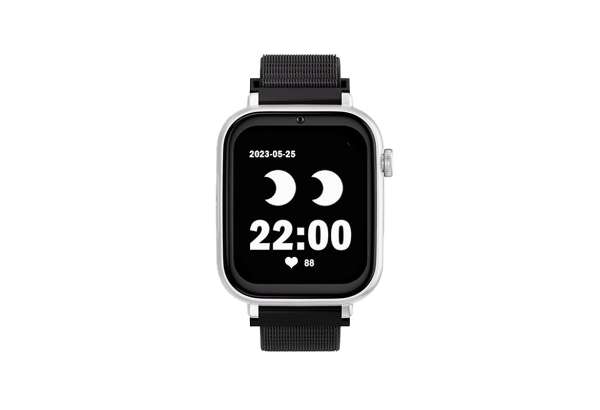 SaveWatch Plus 4G Carcasă Albă Curea Material Negru