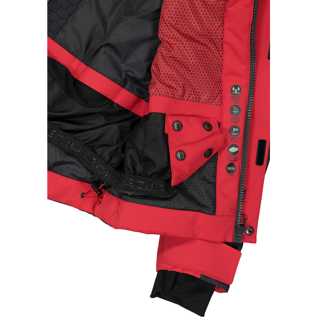CMP Herren Skijacke Man Jacket Zip Hood 35W0067 6/6