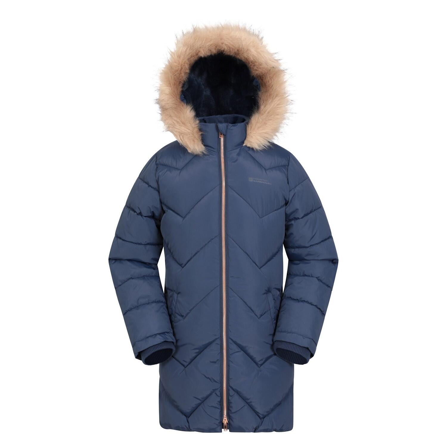 MOUNTAIN WAREHOUSE Childrens/Kids Galaxy Water Resistant Padded Jacket (Navy)