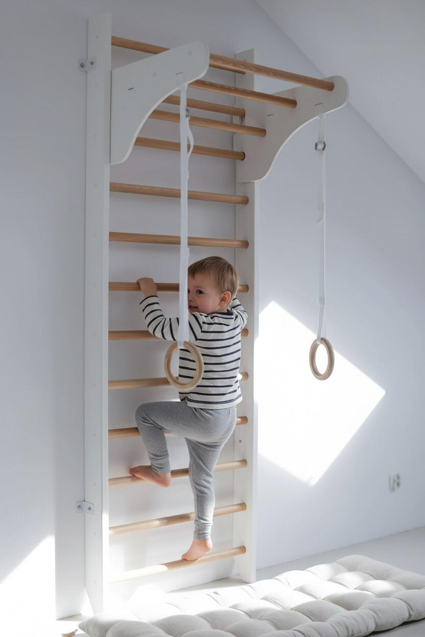 Espalier Suédois pour Enfants Kinder Wood 2/7