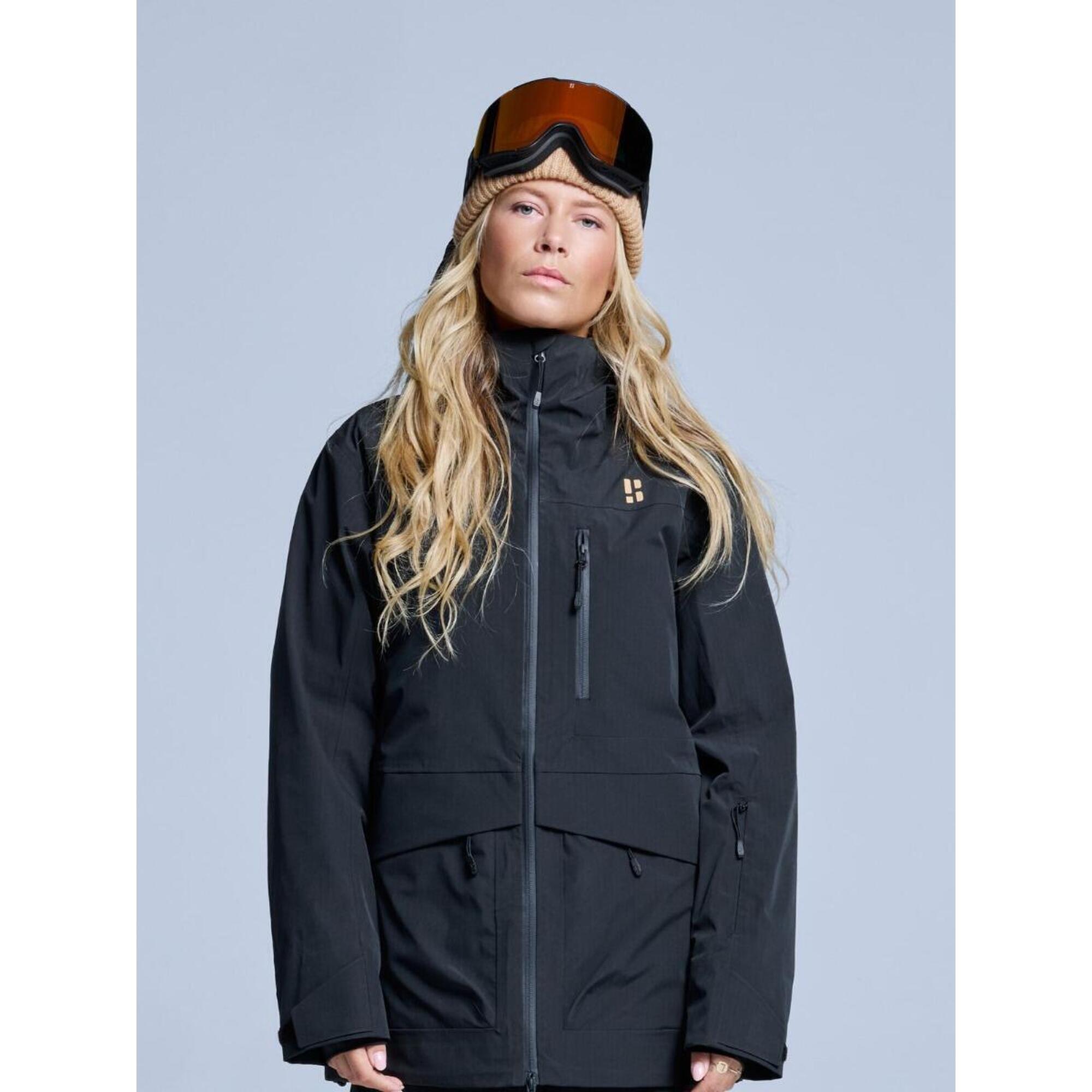 Poederbaas - Veste De Ski - Femme - Hardshell - Freeride 3l - Noir - Veste - Noir - Decathlon