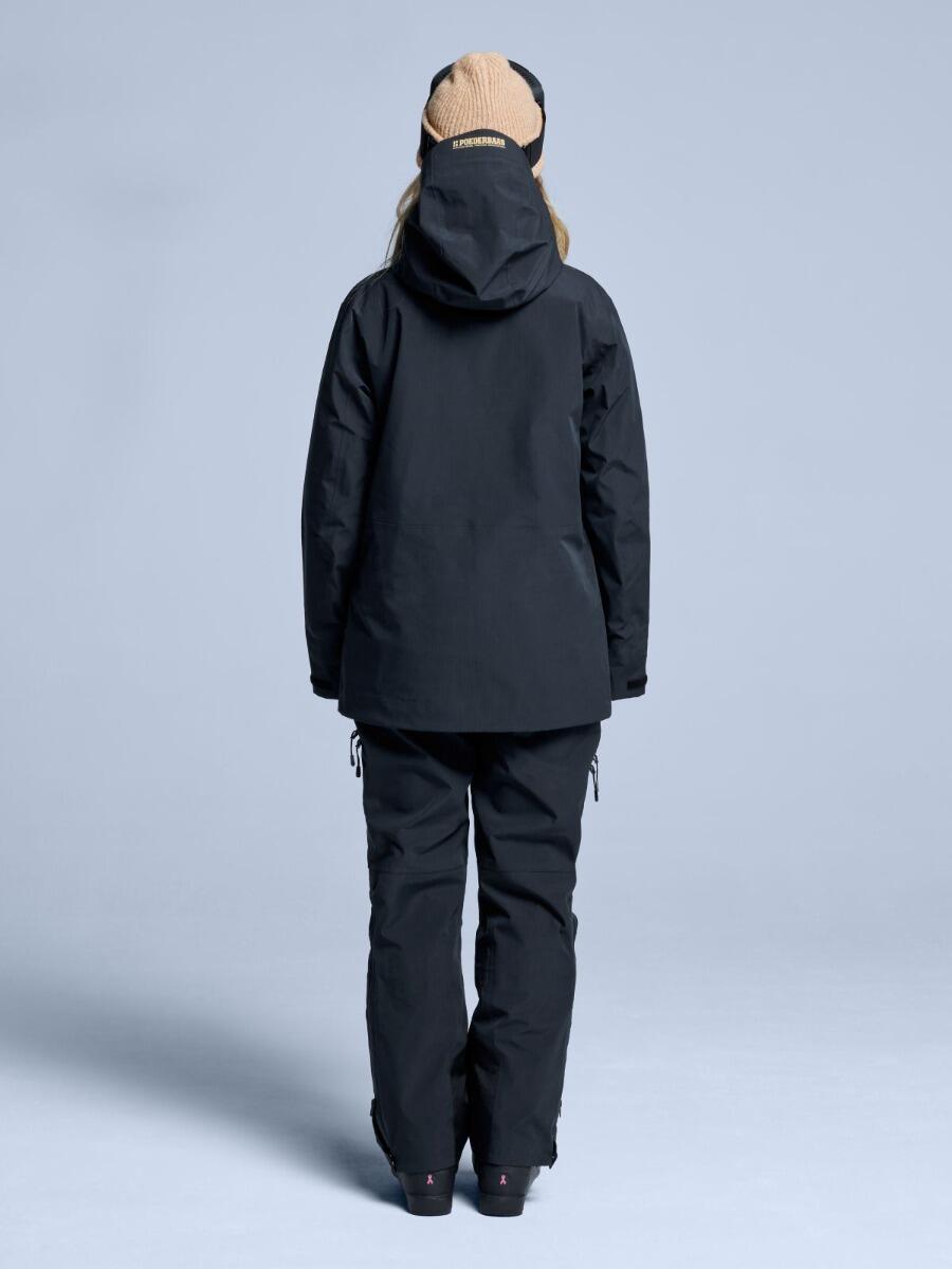 Kurtka narciarska - Damska - Hardshell - Freeride 3L - Czarna 7/7