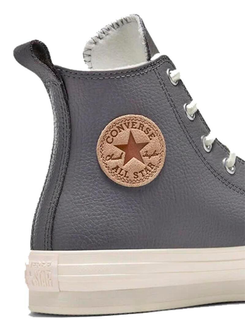 Zapatilla para Niño Converse All star lift plataform Gris 3/7