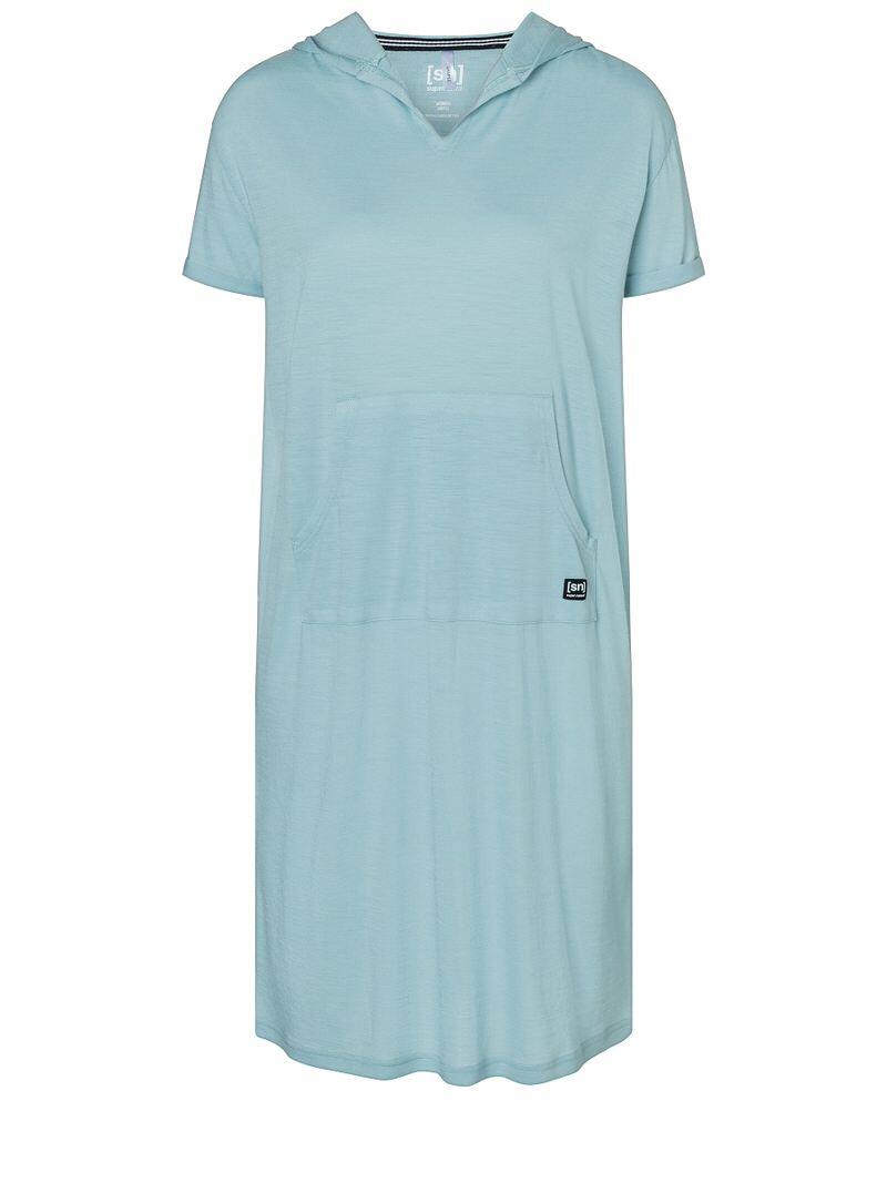 SUPER NATURAL Super.Natural W Vestito con cappuccio Blu Nuvola