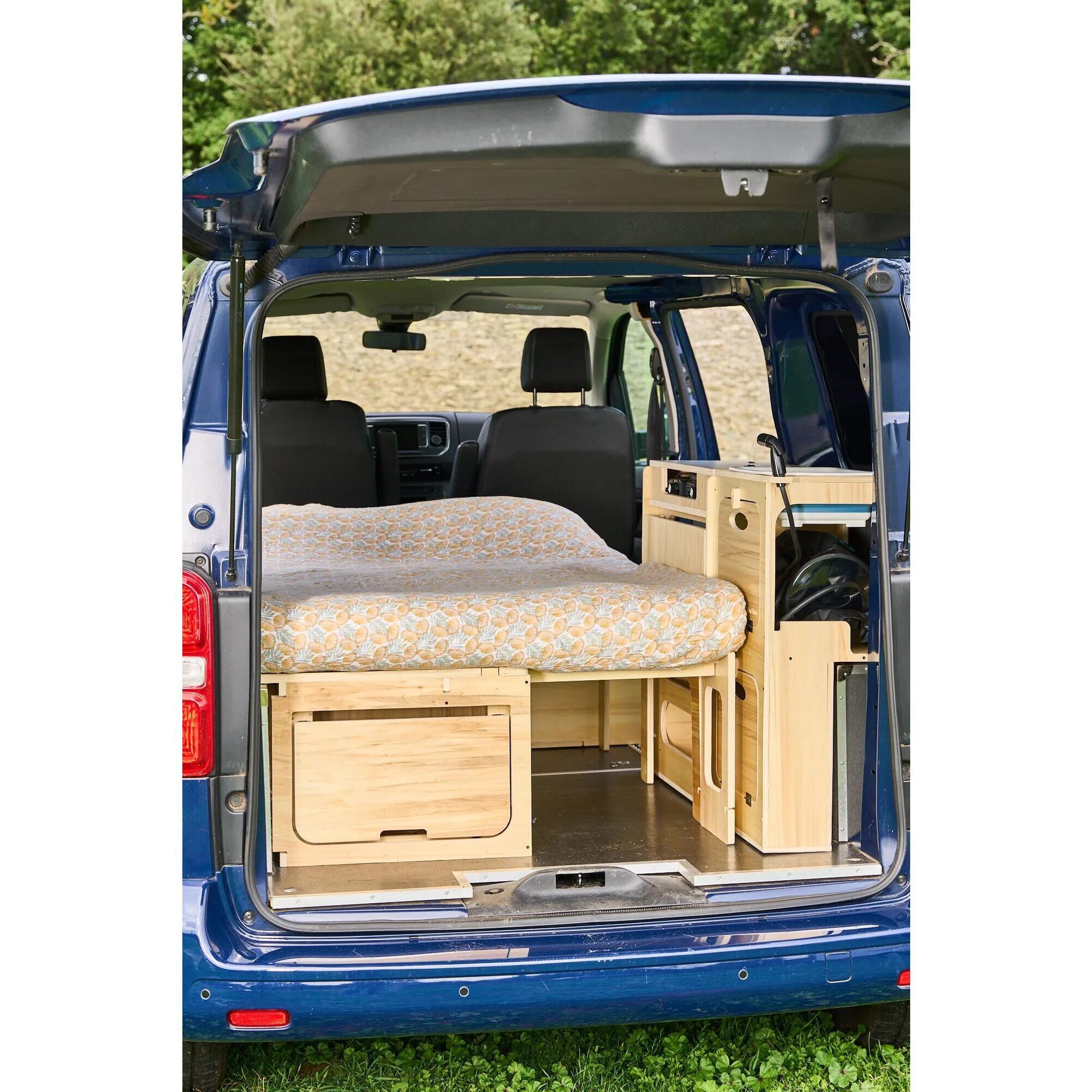 Tchao Tchao - Aménagement Van Complet En L - Kit Aménagement Véhicule - Taille Unique - Decathlon