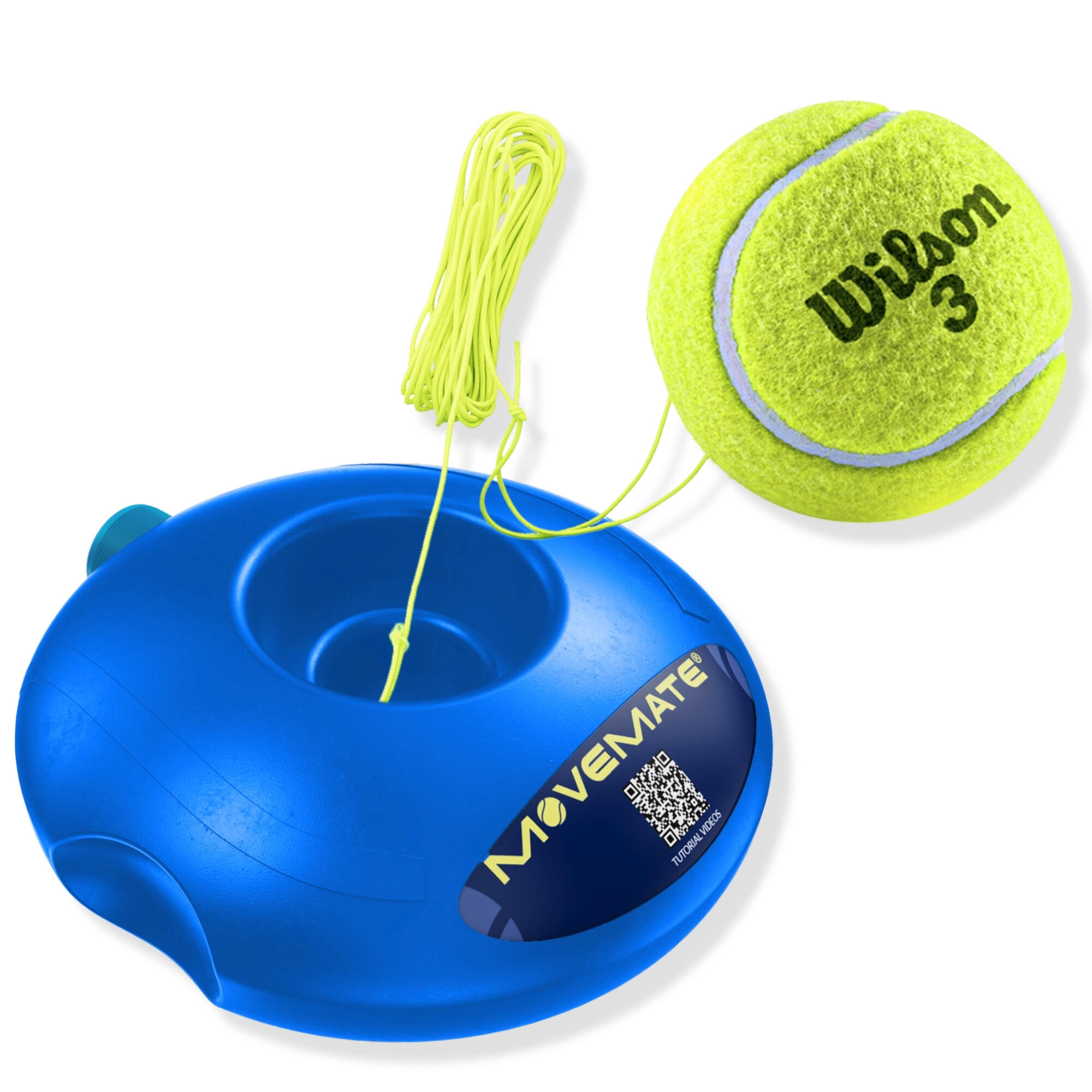 MOVEMATE Entraîneur de Tennis avec Balle de Tennis Wilson 3/6