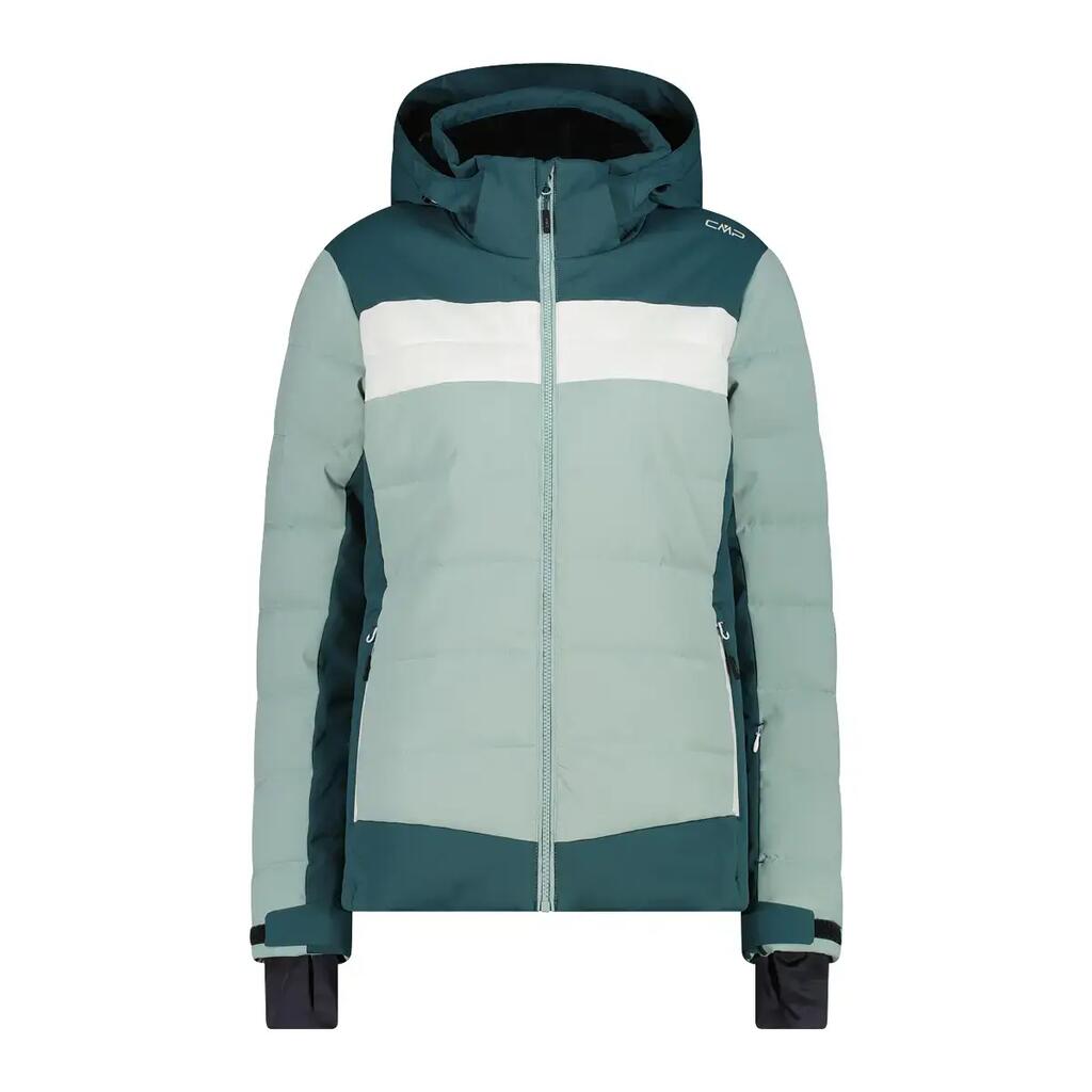 Womens Mechanical Stretch Hooded Puffer Jacket CMP
