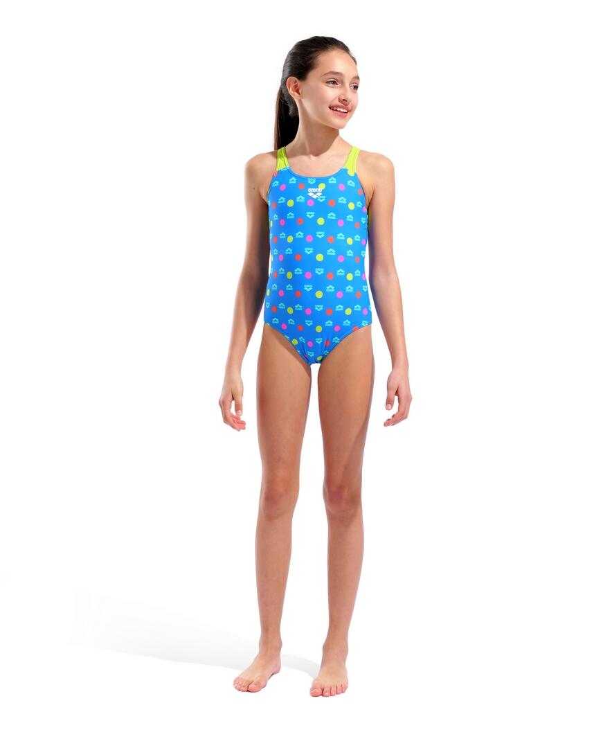 Strój Kąpielowy Dziewczęcy Arena Multiple Dot Swimsuit Swim 2/7