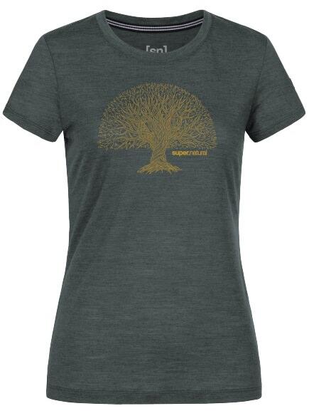 SUPER NATURAL Super.Natural W Yoga Tree Tee Melange/Oro