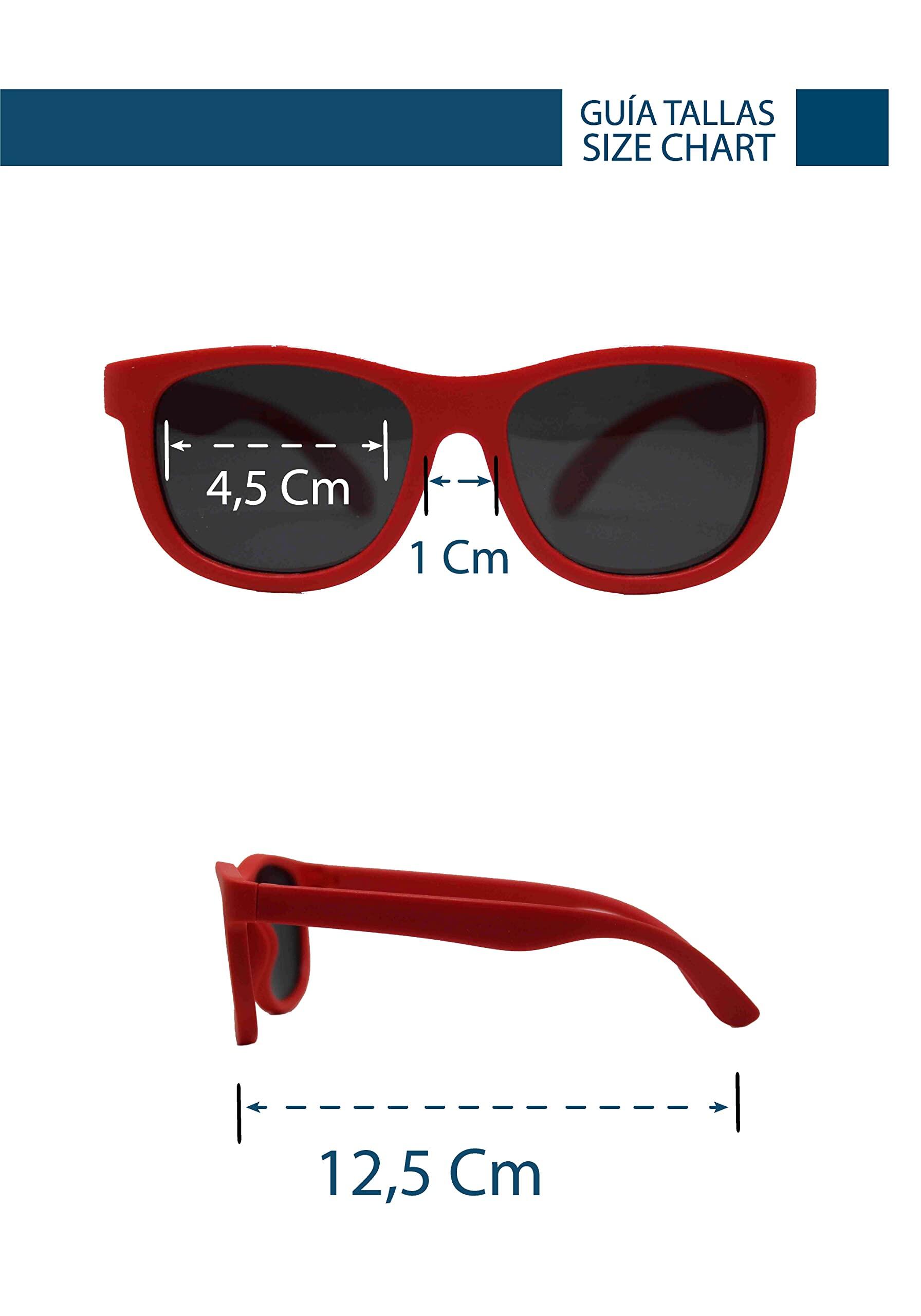 Gafas de sol - Kids / Polarizadas (Negro/Rojo) 5/6