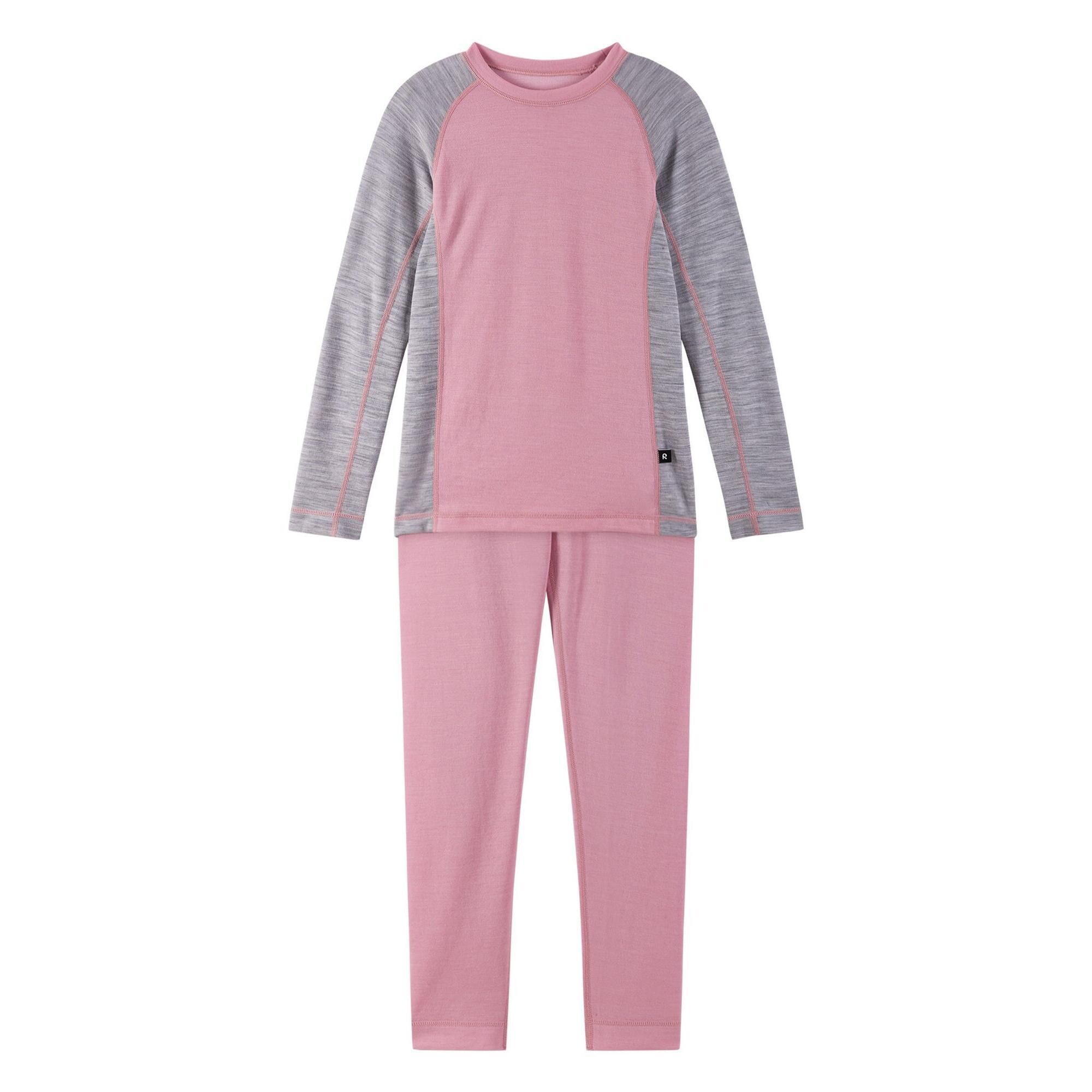 Reima - Ensemble Thermal En Laine Taitoa - Funktionsunterwäsche Aus Wolle - Combinaison De Sudation - Rose|rouge - 100 - Decathlon