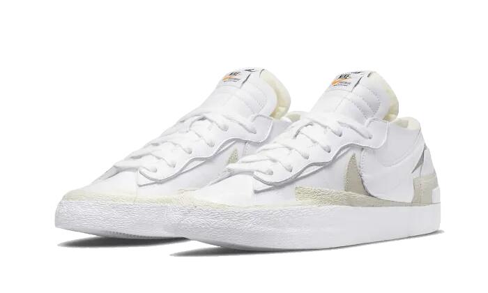Blazer Low Sacai White Patent - Taille : 37.5 EU - 48h 2/3