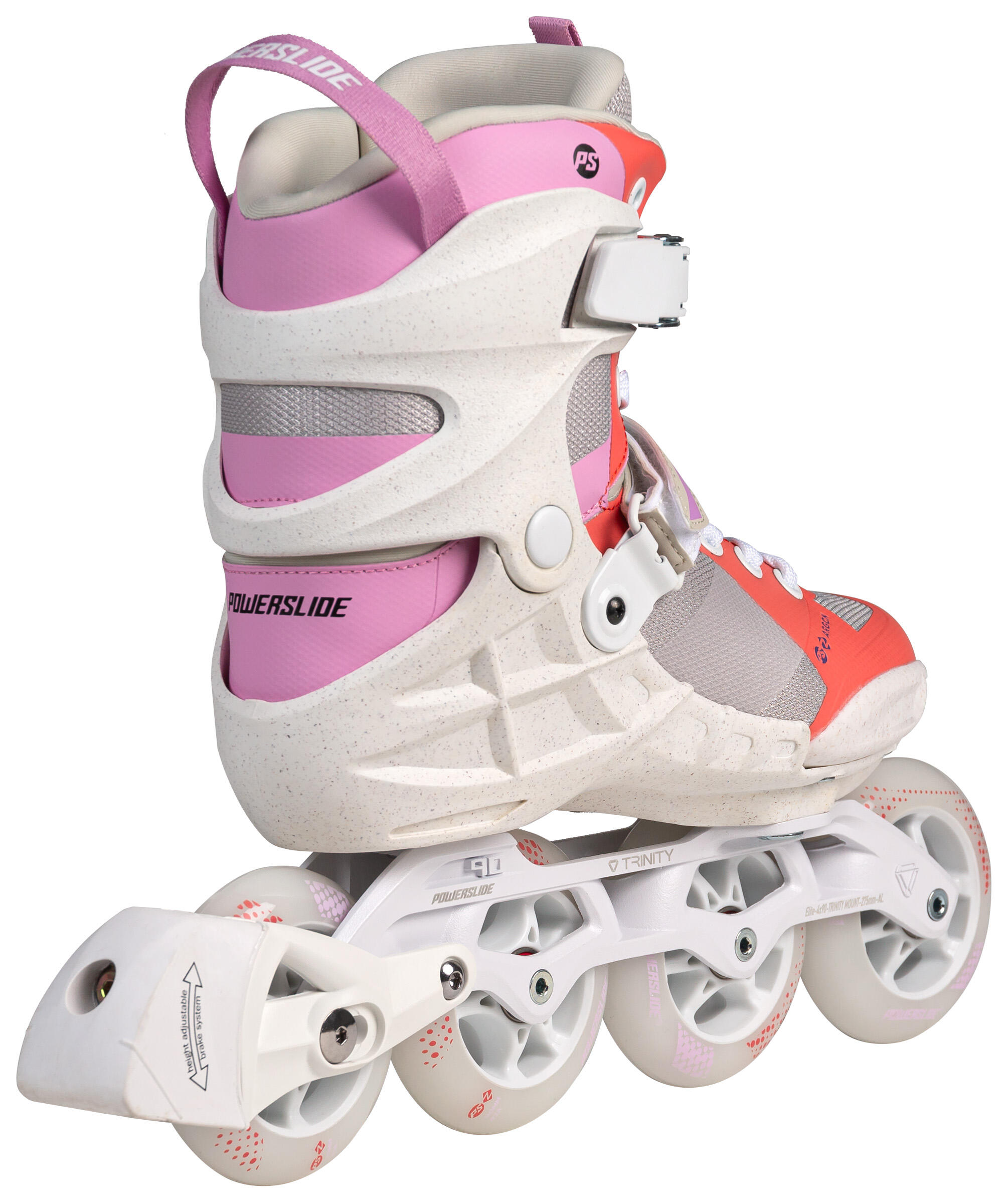 Patins em linha Powerslide Phubion Argon Peach 90 4/6
