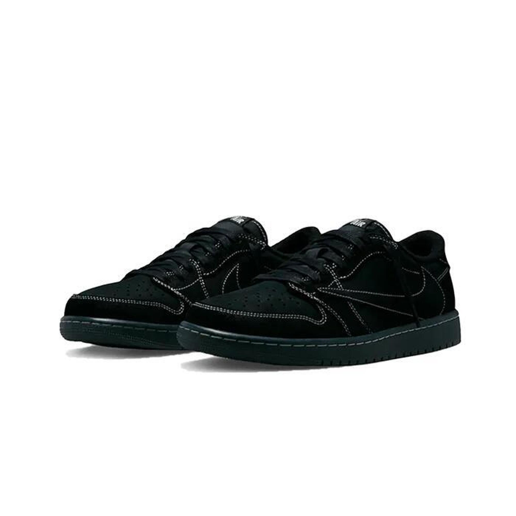 Nike - Air Jordan 1 Low Sp Travis Scott Black Phantom - Baskets - Noir - Decathlon