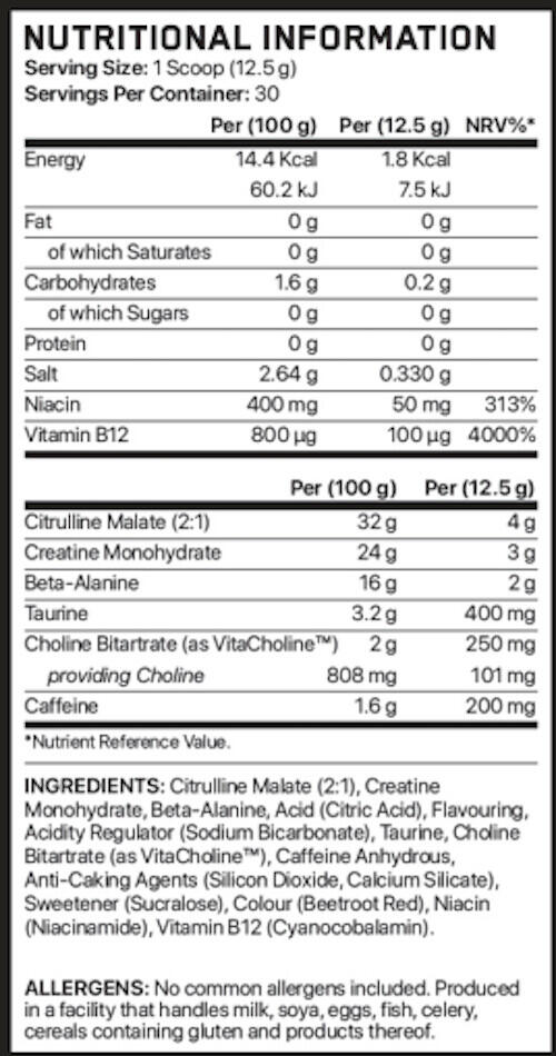 Pre-workout - ABE Ultimate Pre-Workout - Pastèque Fraiche 375g 3/3