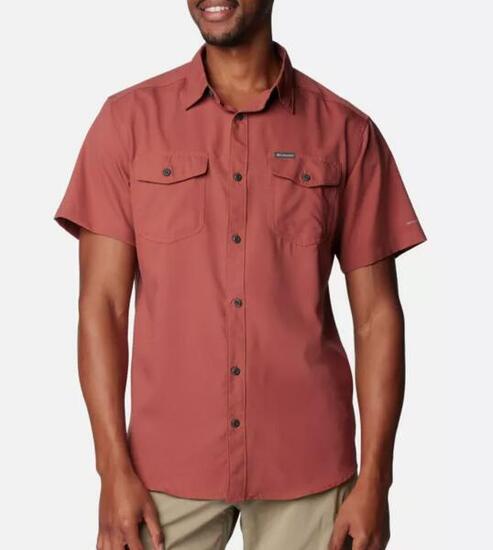 UTILIZER™ II SOLID SHORT SLEEVE SHIRT S Terracotta