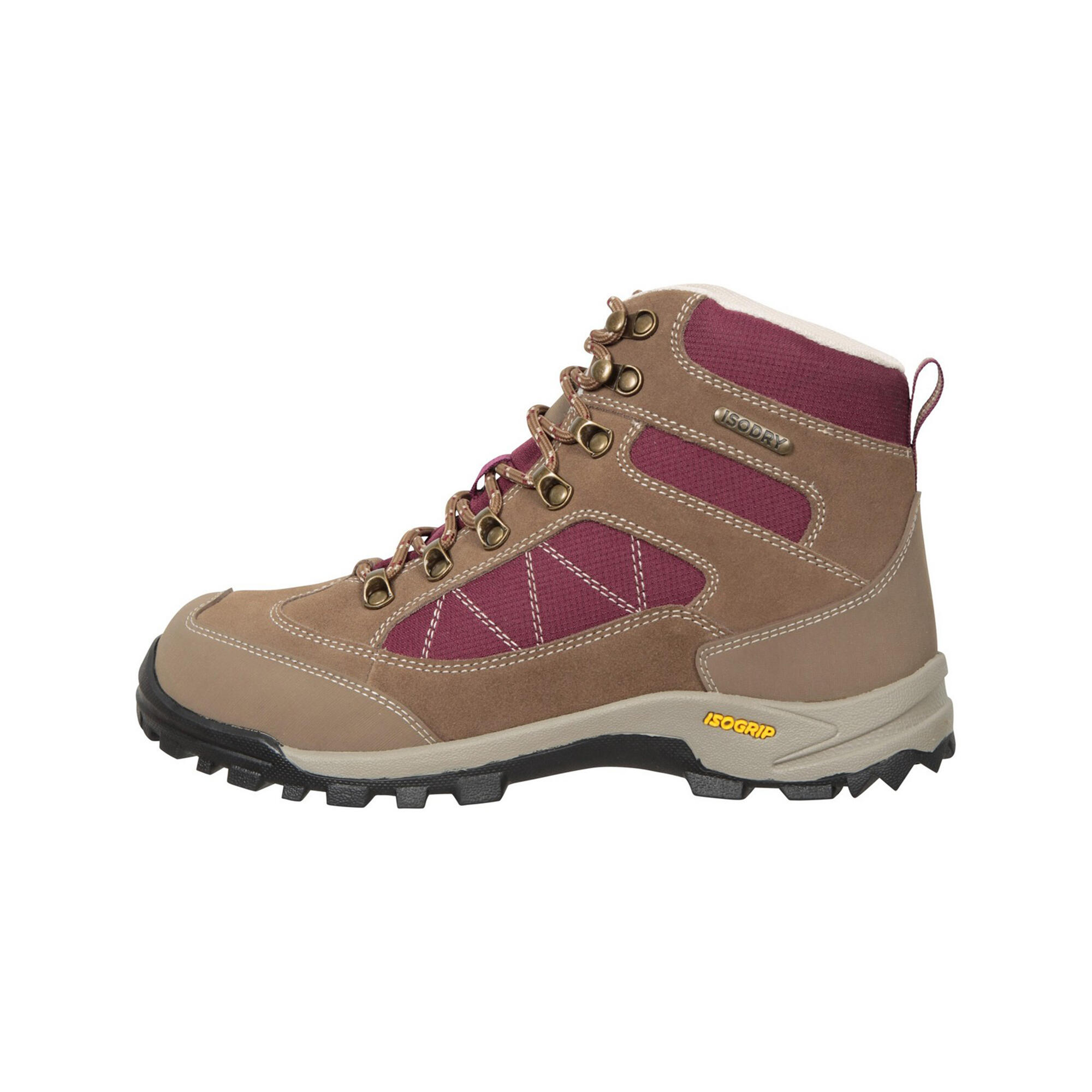 Wanderstiefel "Storm", Wildleder Damen Braun 3/6