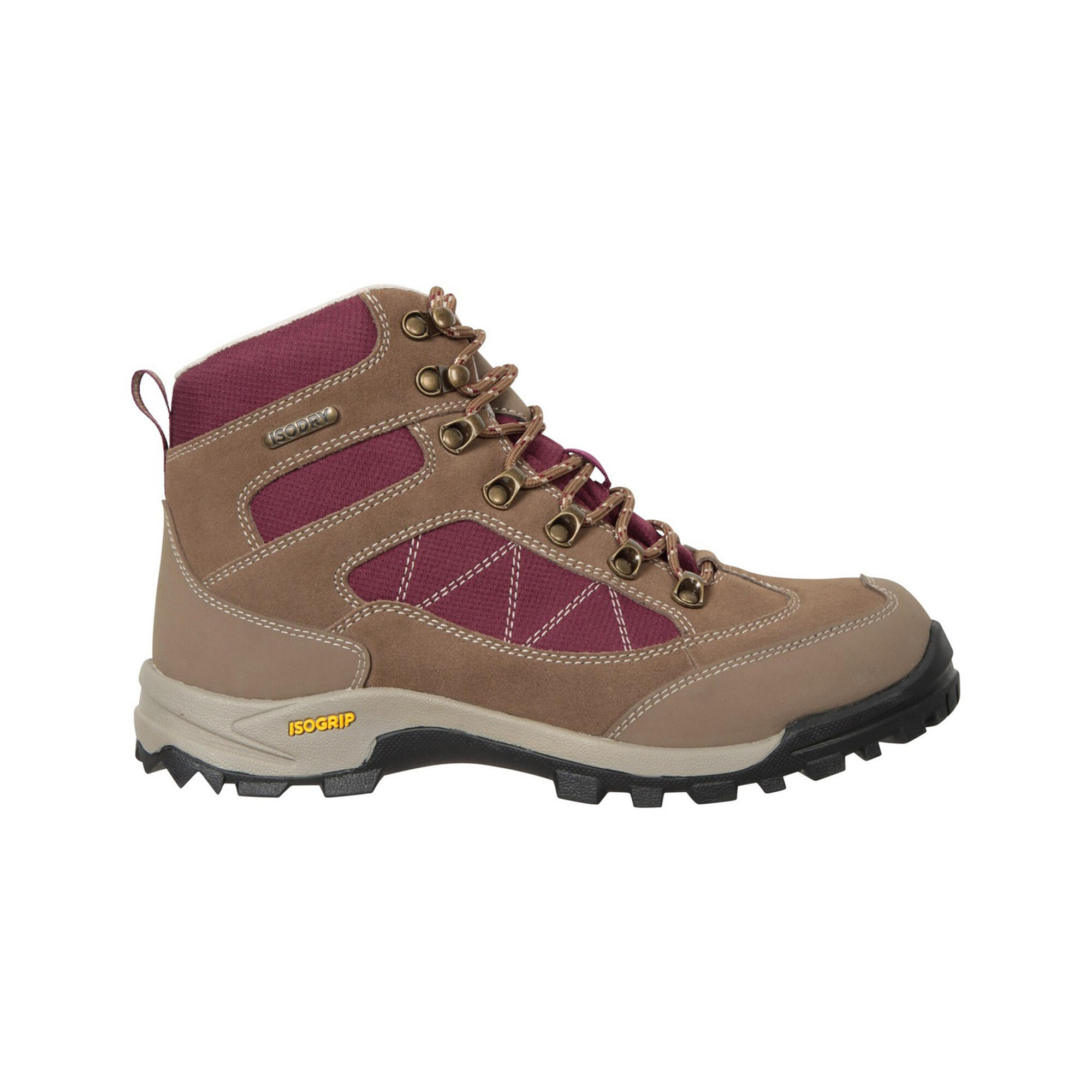 Wanderstiefel "Storm", Wildleder Damen Braun 4/6