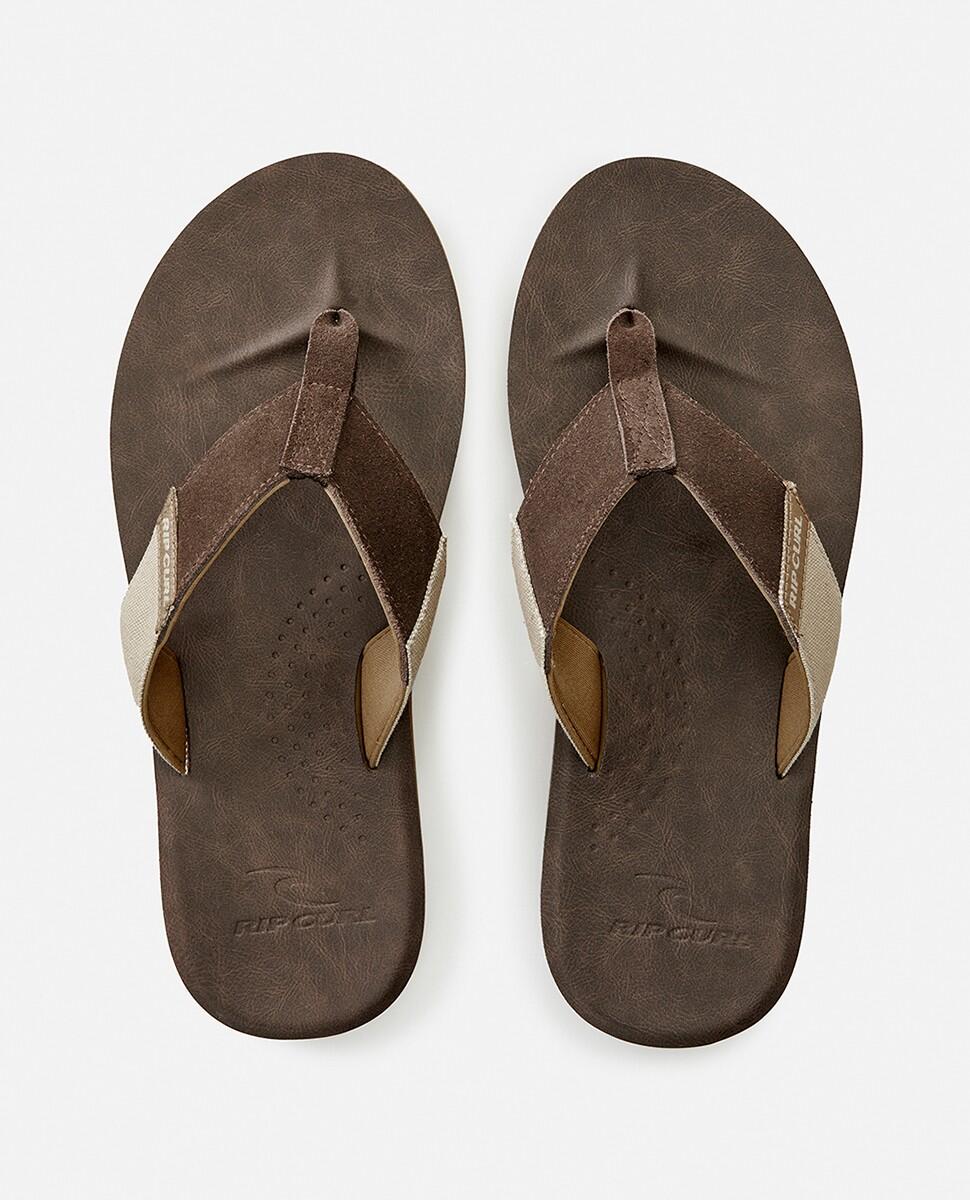 Tongs Homme Rip Curl "OXFORD OPEN TOE" 44 Marron 2/4