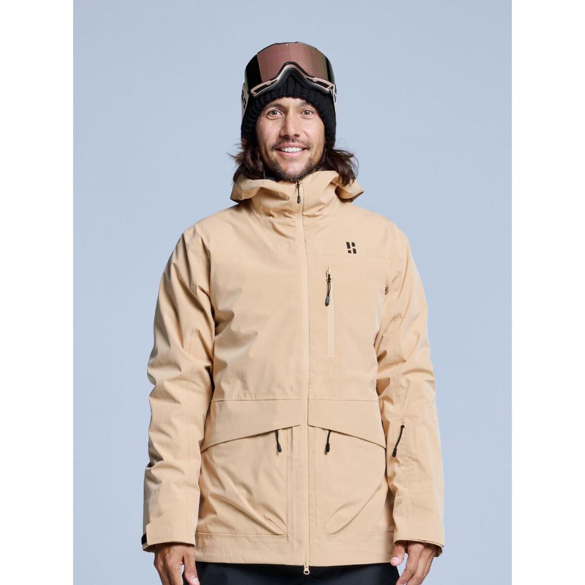 Poederbaas - Veste De Ski - Homme - Hardshell - Freeride 3l - Warm Sand - Veste - Beige - Decathlon
