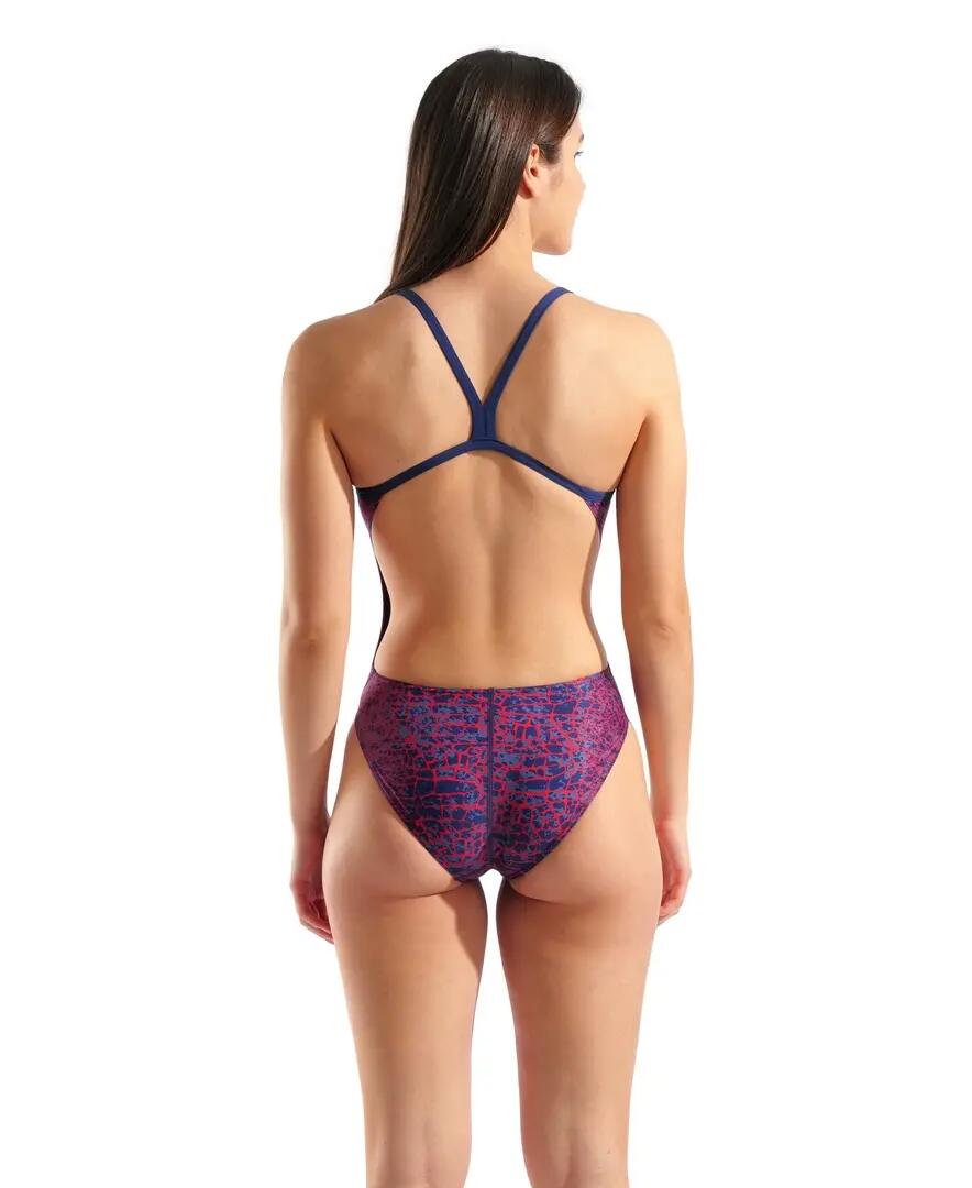 Strój Kąpielowy Damski Arena Snakeskin Swimsuit Challengeback 2/7