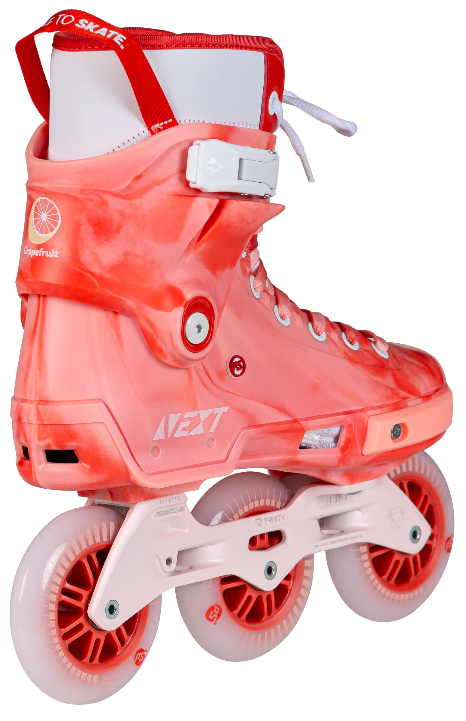 Patins em linha Powerslide Next Grapefruit 100 3/7