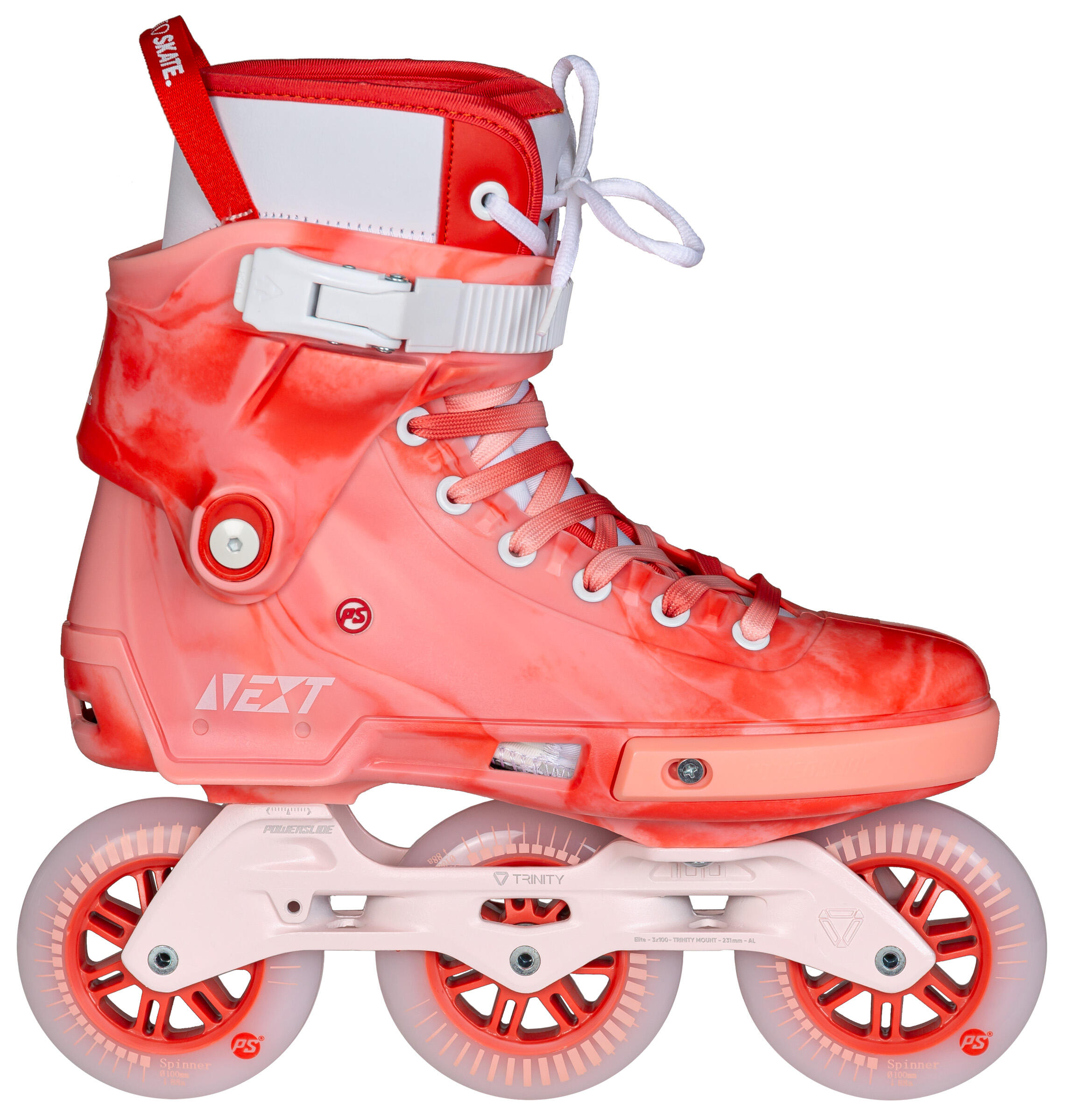 Patins em linha Powerslide Next Grapefruit 100 2/7