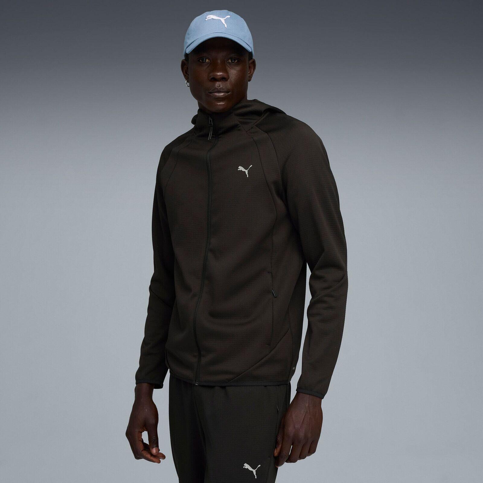 Jasje Puma Evostripe Warm Fz Hoodie, Zwart, Mannen 4/5