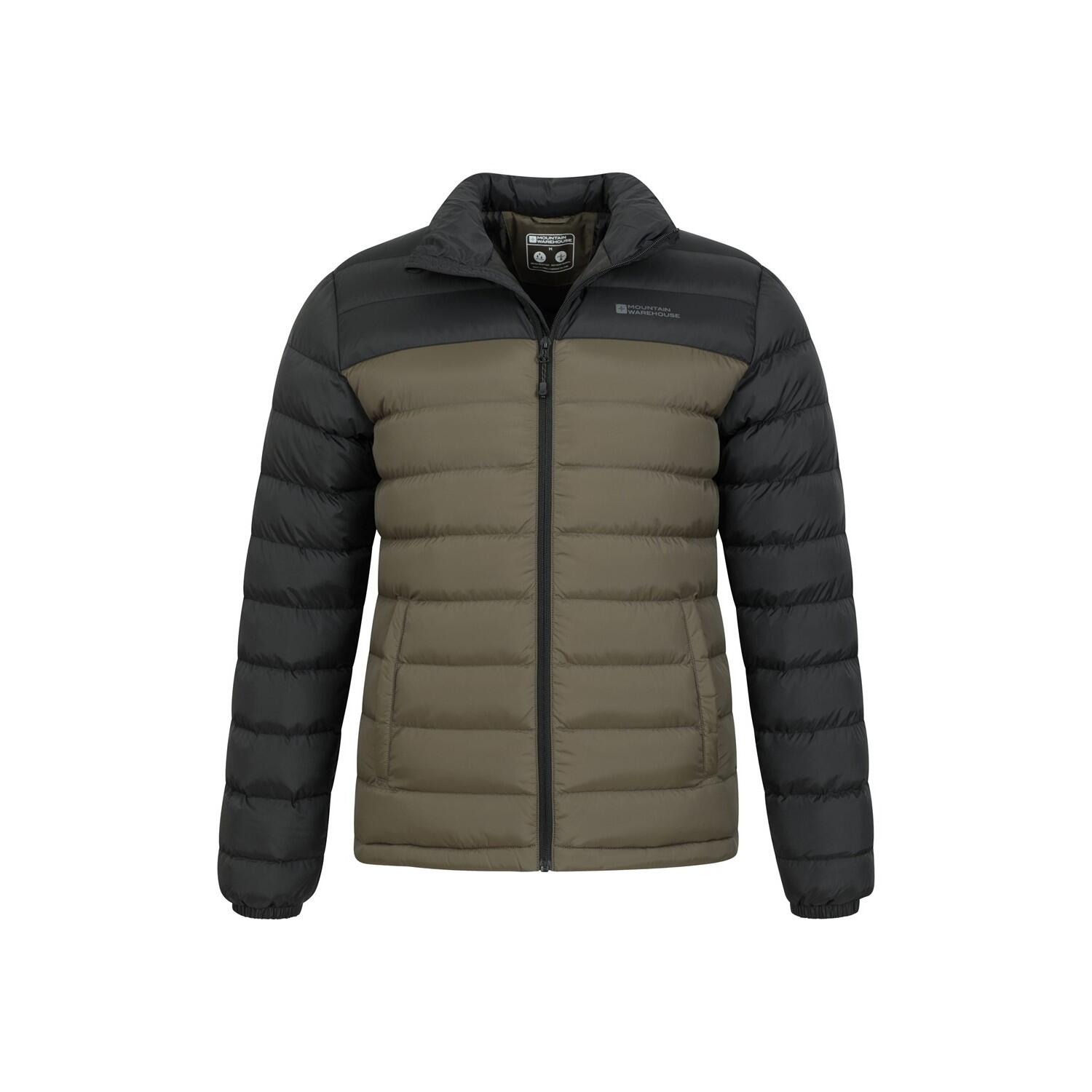 Mens Vista Padded Jacket (Khaki) 3/4