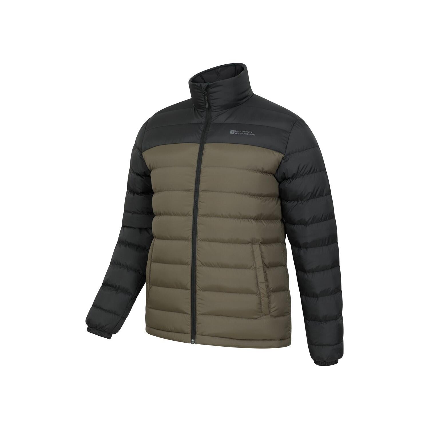 Mens Vista Padded Jacket (Khaki) 4/4
